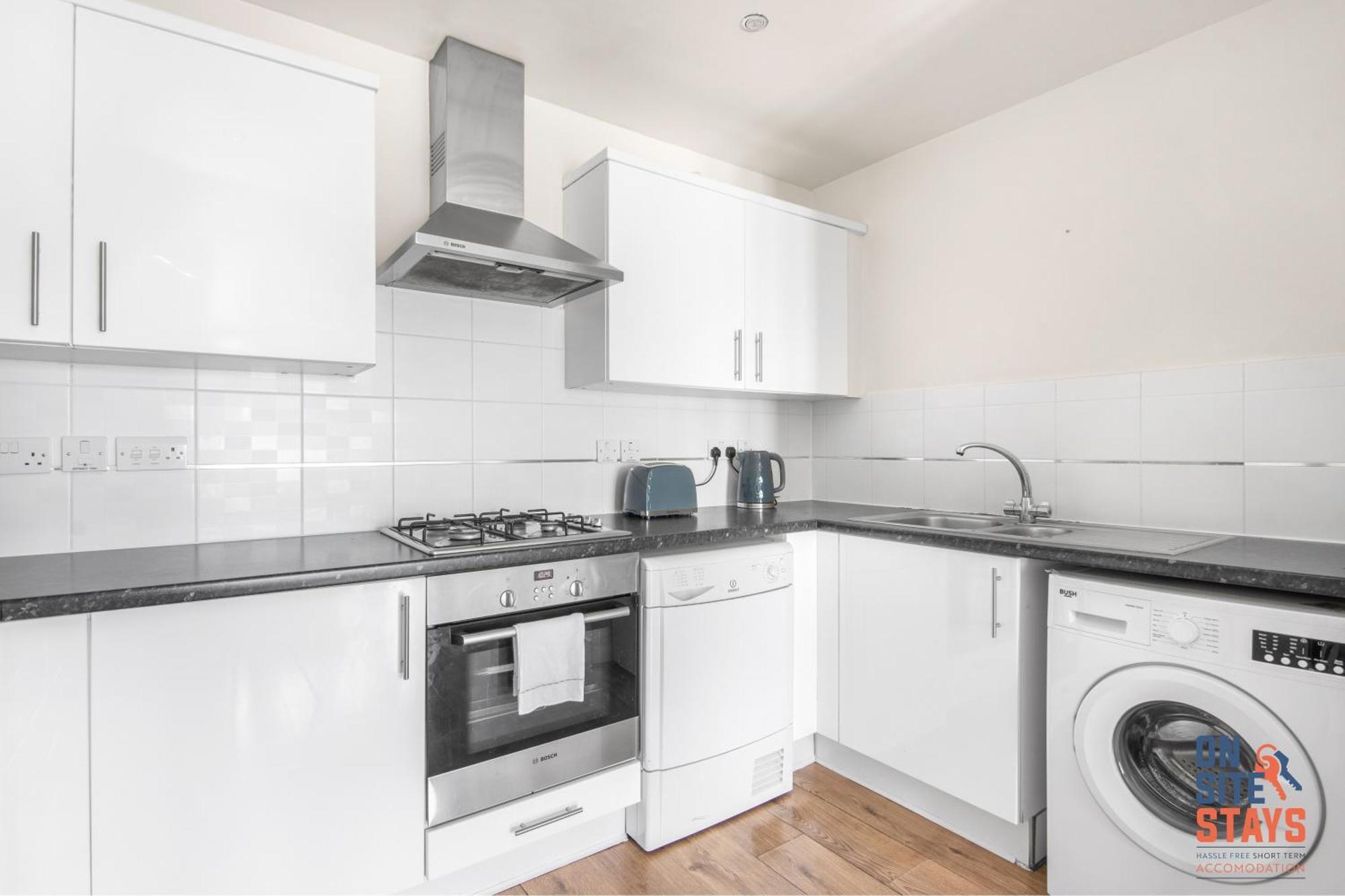 Onsitestays - Cosy 2-Bedroom Apartment With Free Parking, Wi-Fi & London Links Northfleet المظهر الخارجي الصورة