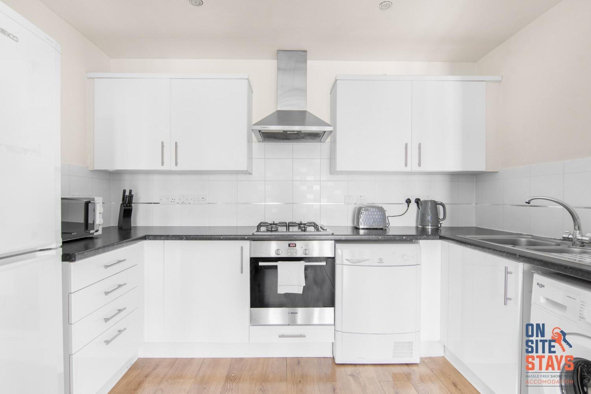 Onsitestays - Cosy 2-Bedroom Apartment With Free Parking, Wi-Fi & London Links Northfleet المظهر الخارجي الصورة