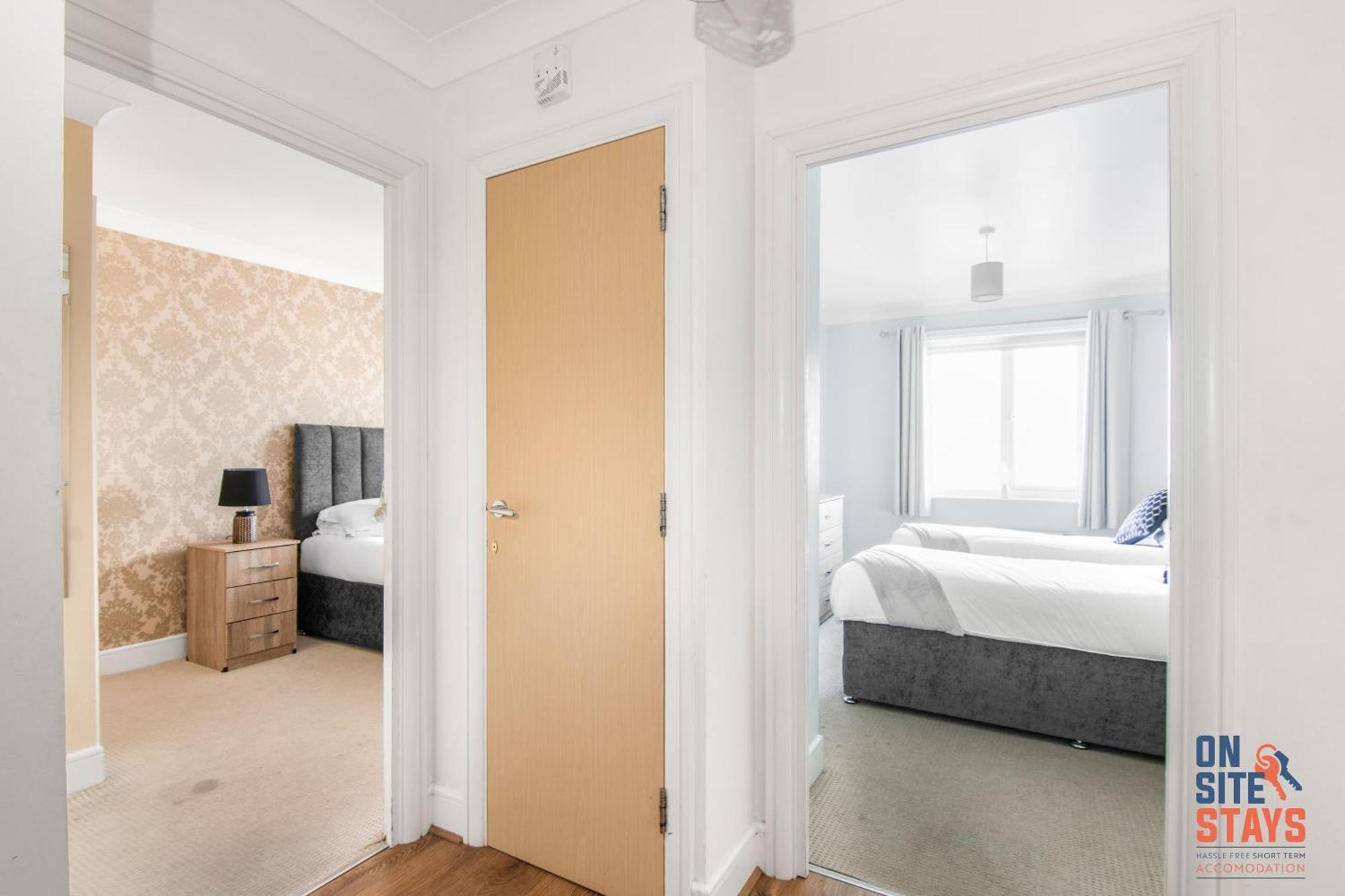 Onsitestays - Cosy 2-Bedroom Apartment With Free Parking, Wi-Fi & London Links Northfleet المظهر الخارجي الصورة