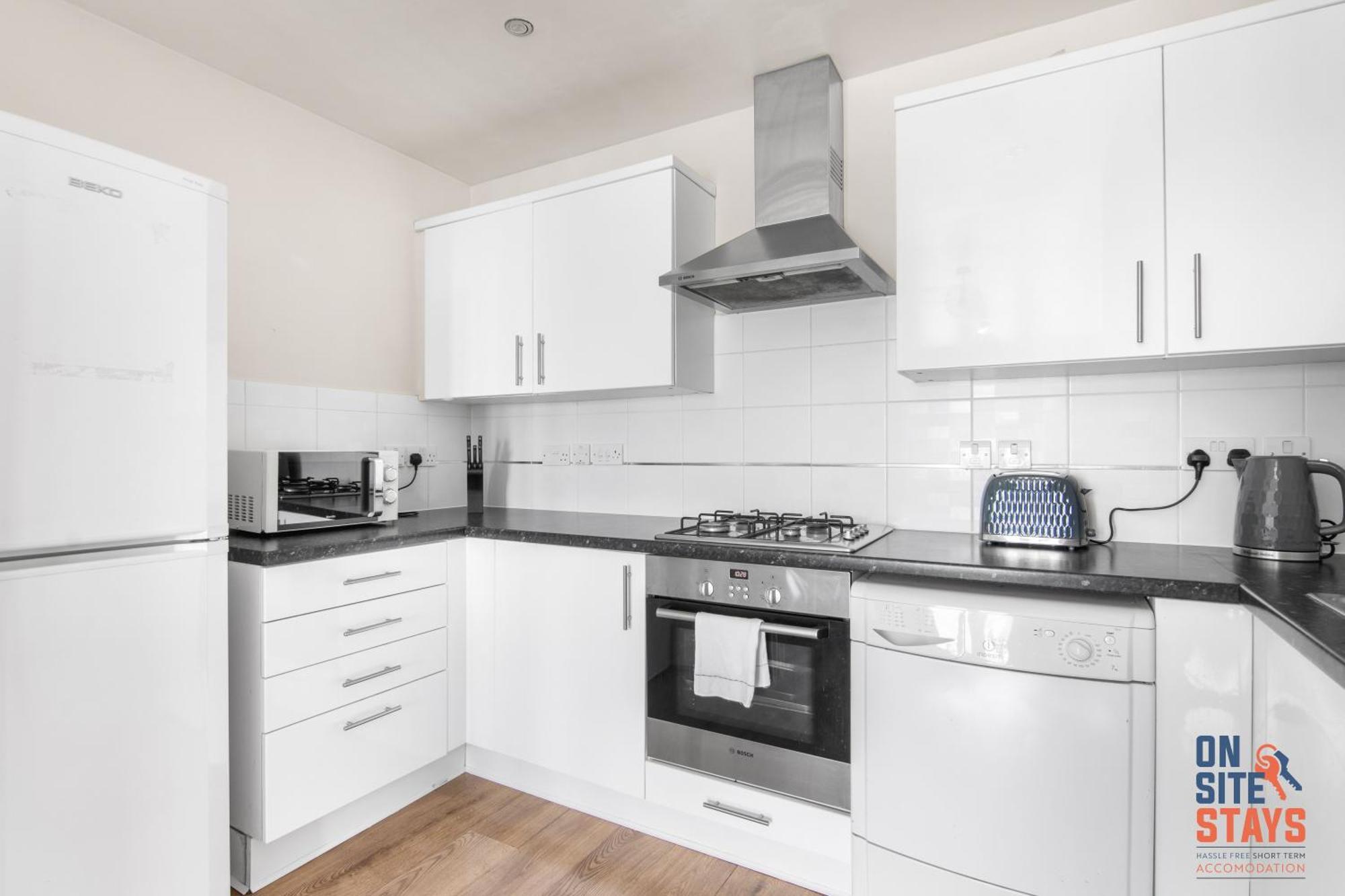 Onsitestays - Cosy 2-Bedroom Apartment With Free Parking, Wi-Fi & London Links Northfleet المظهر الخارجي الصورة